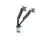 Executive Dual Gas Spring Monitor Arm