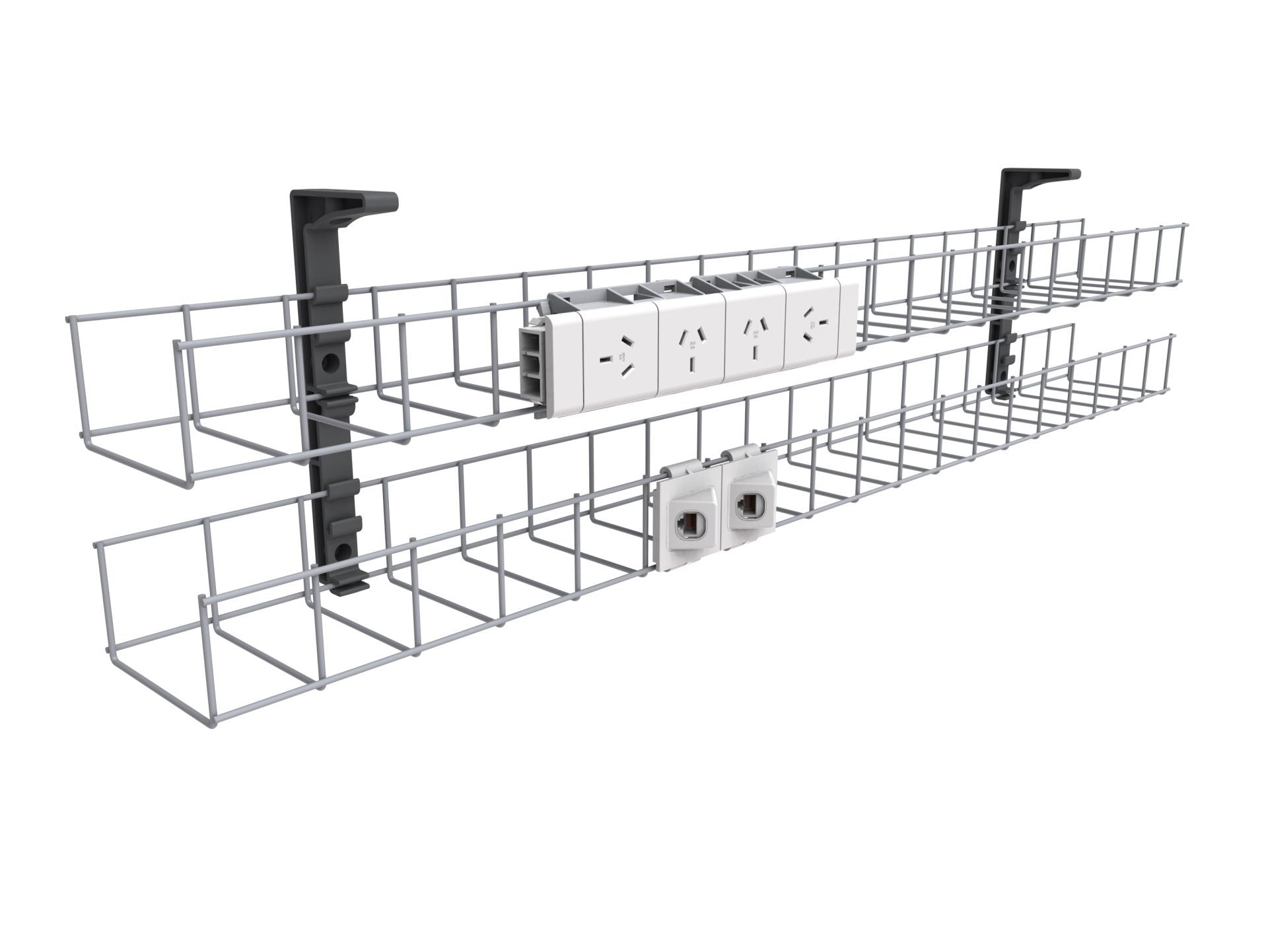 Rapid Wiring Dual Tier Cable Basket