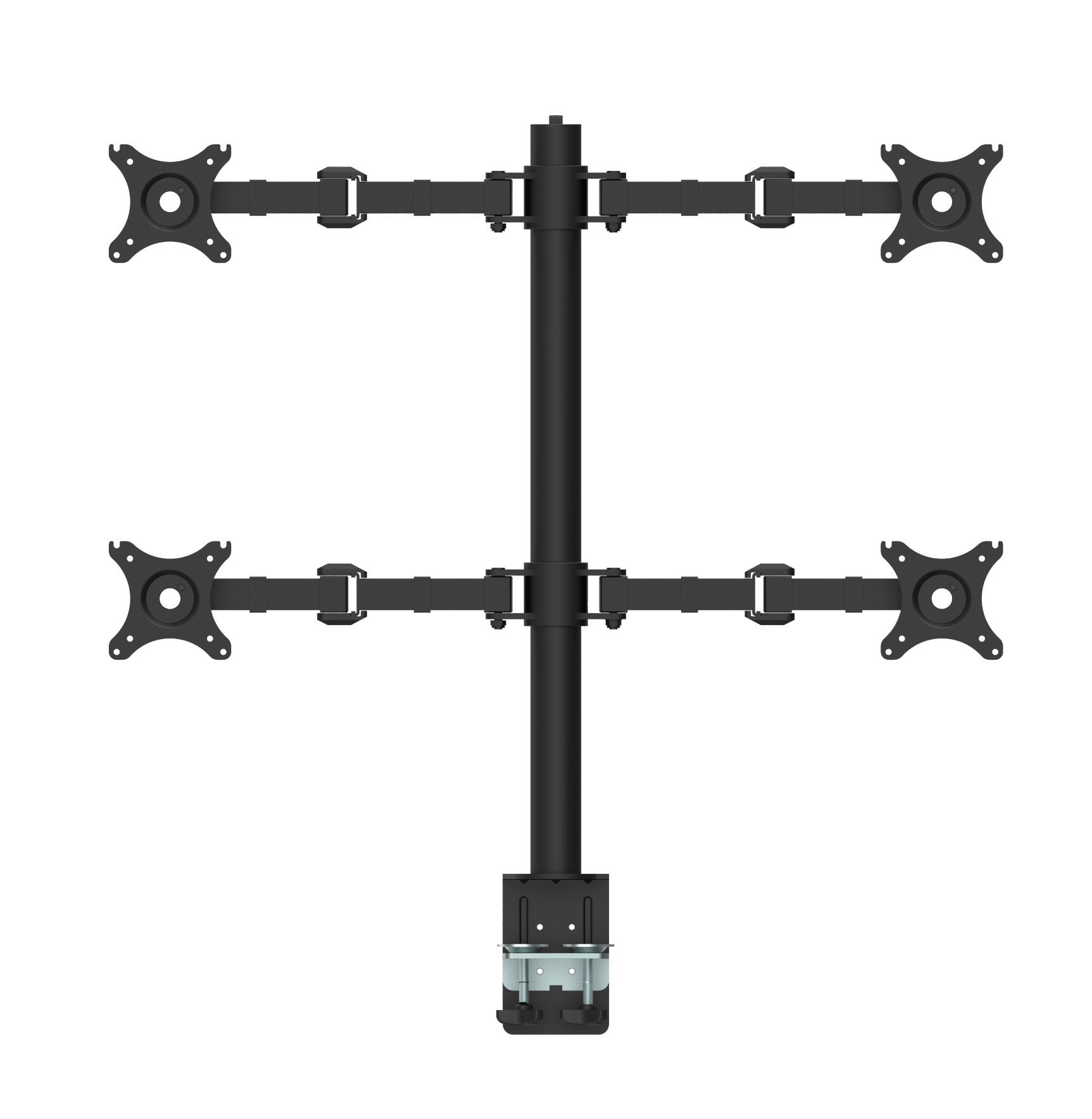 Revolve Pole Mounted Quad Monitor Arm - ON SALE