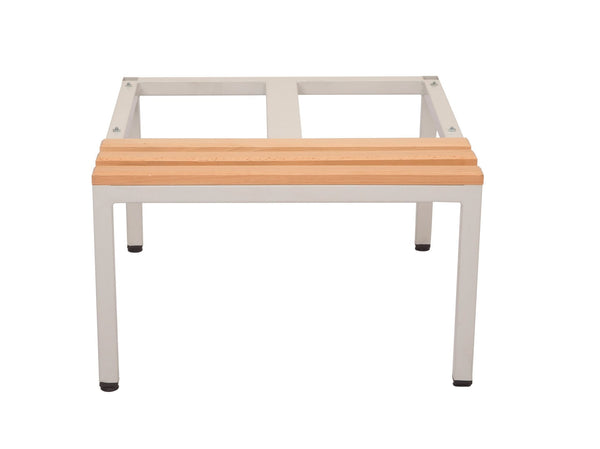 Light Oak Locker Seat & Stands