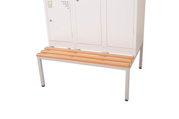 Light Oak Locker Seat & Stands