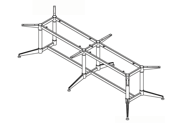 Typhoon Double Stage Meeting Table Frame