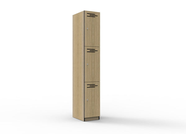 3 Door Melamine Locker