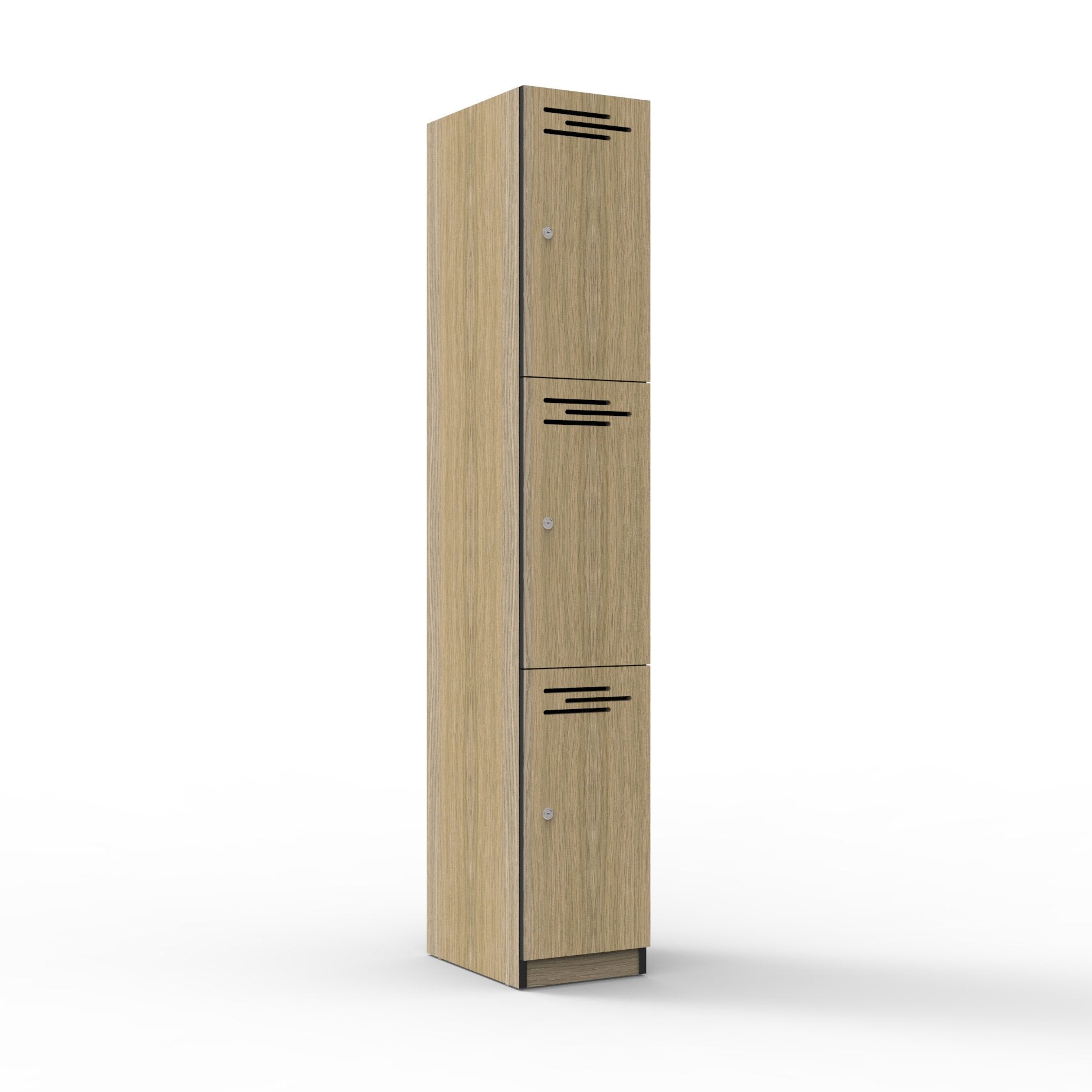 3 Door Melamine Locker