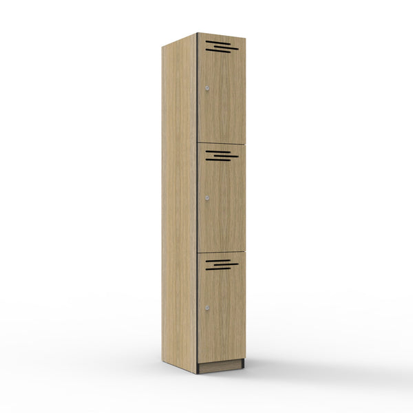 3 Door Melamine Locker