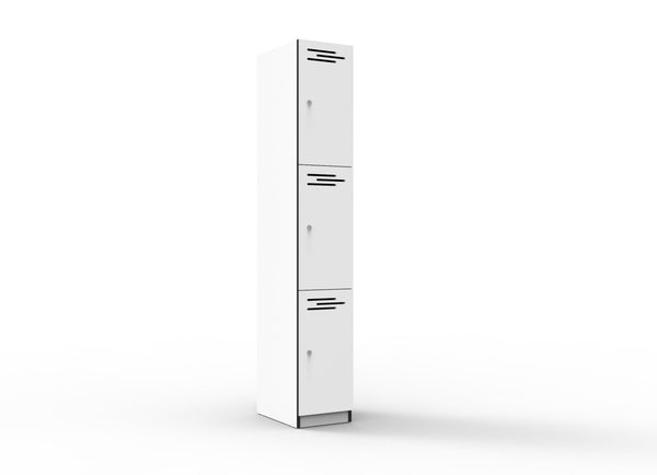 3 Door Melamine Locker