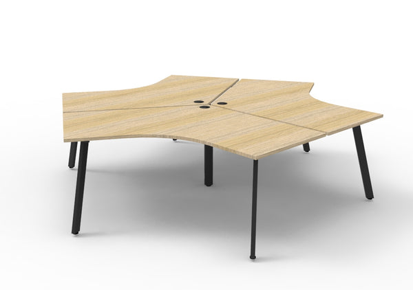 Infinity 120 Degree Workstation - Eternity Leg