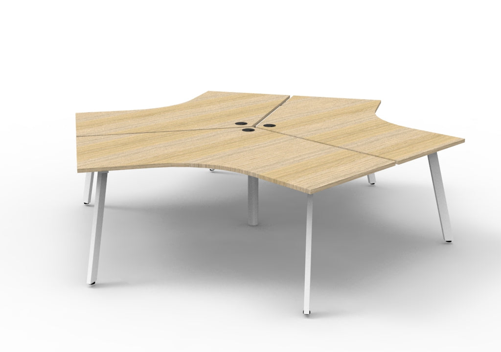 Infinity 120 Degree Workstation - Eternity Leg