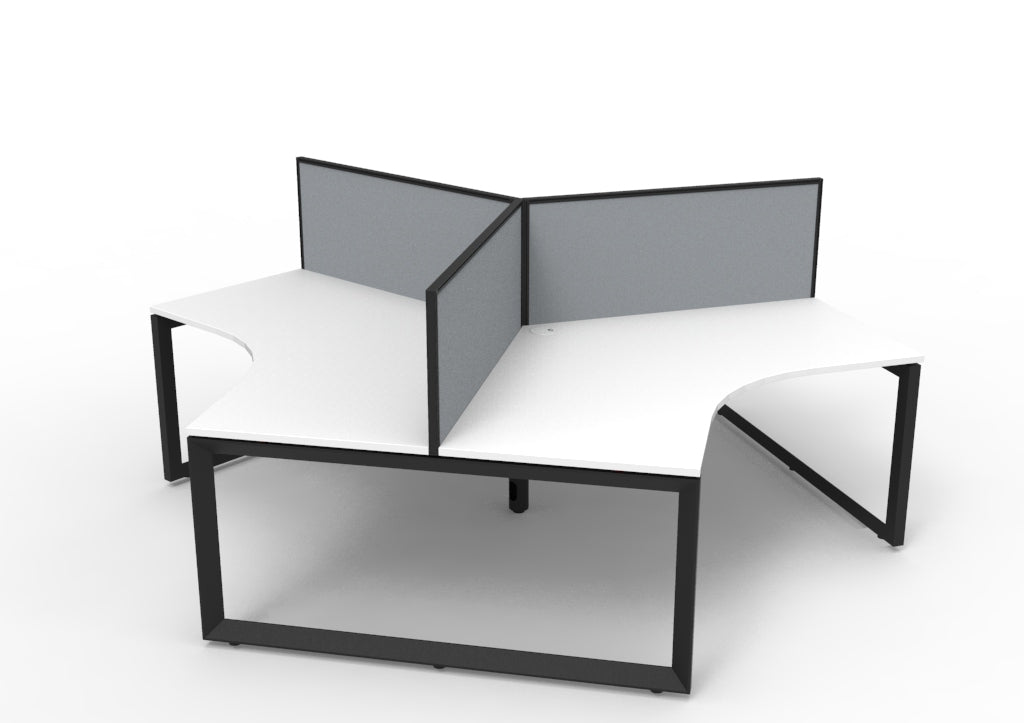 Infinity 120 Degree Workstation - Loop Leg