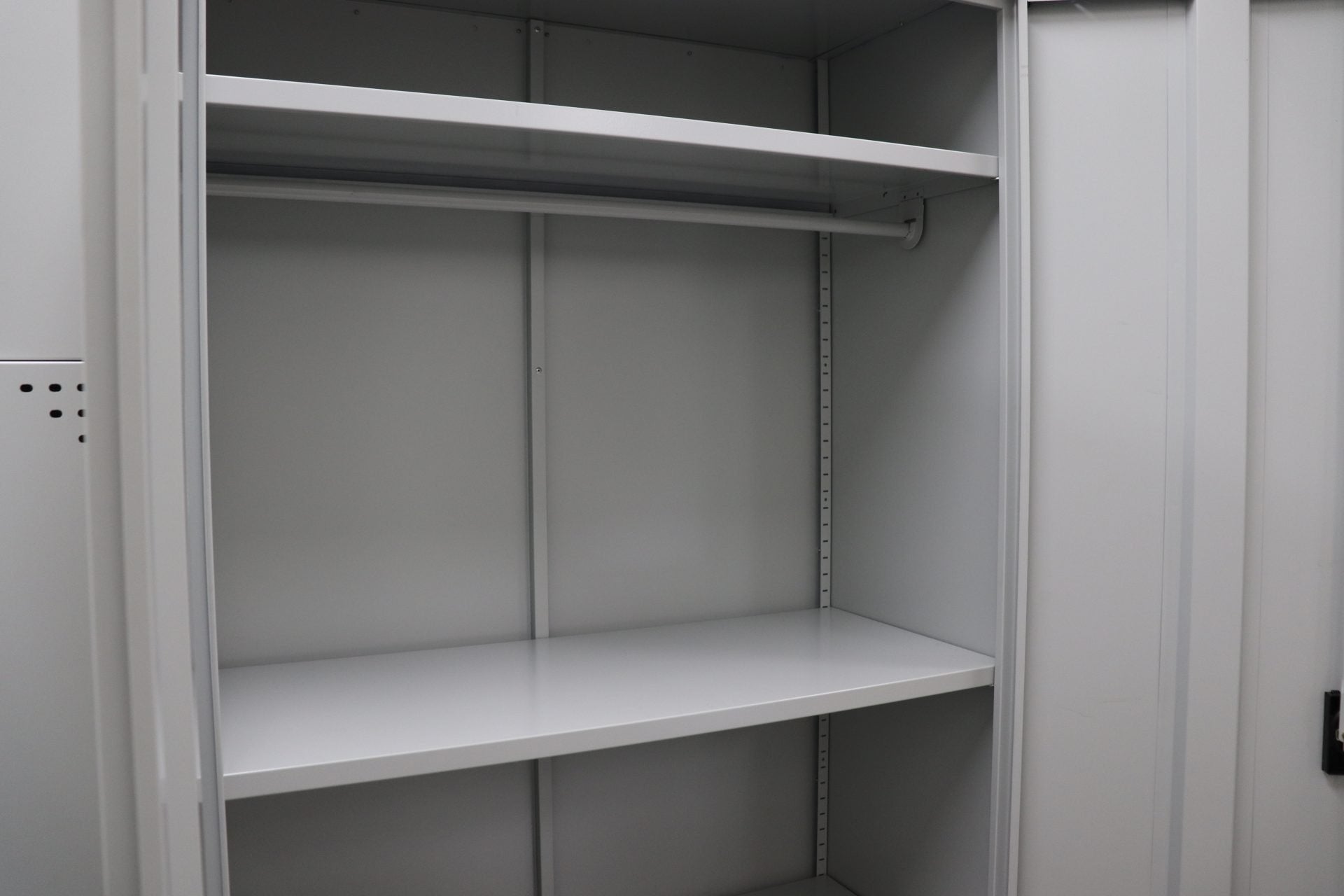 Top Shelf with Rail for GO Steel Cupboard