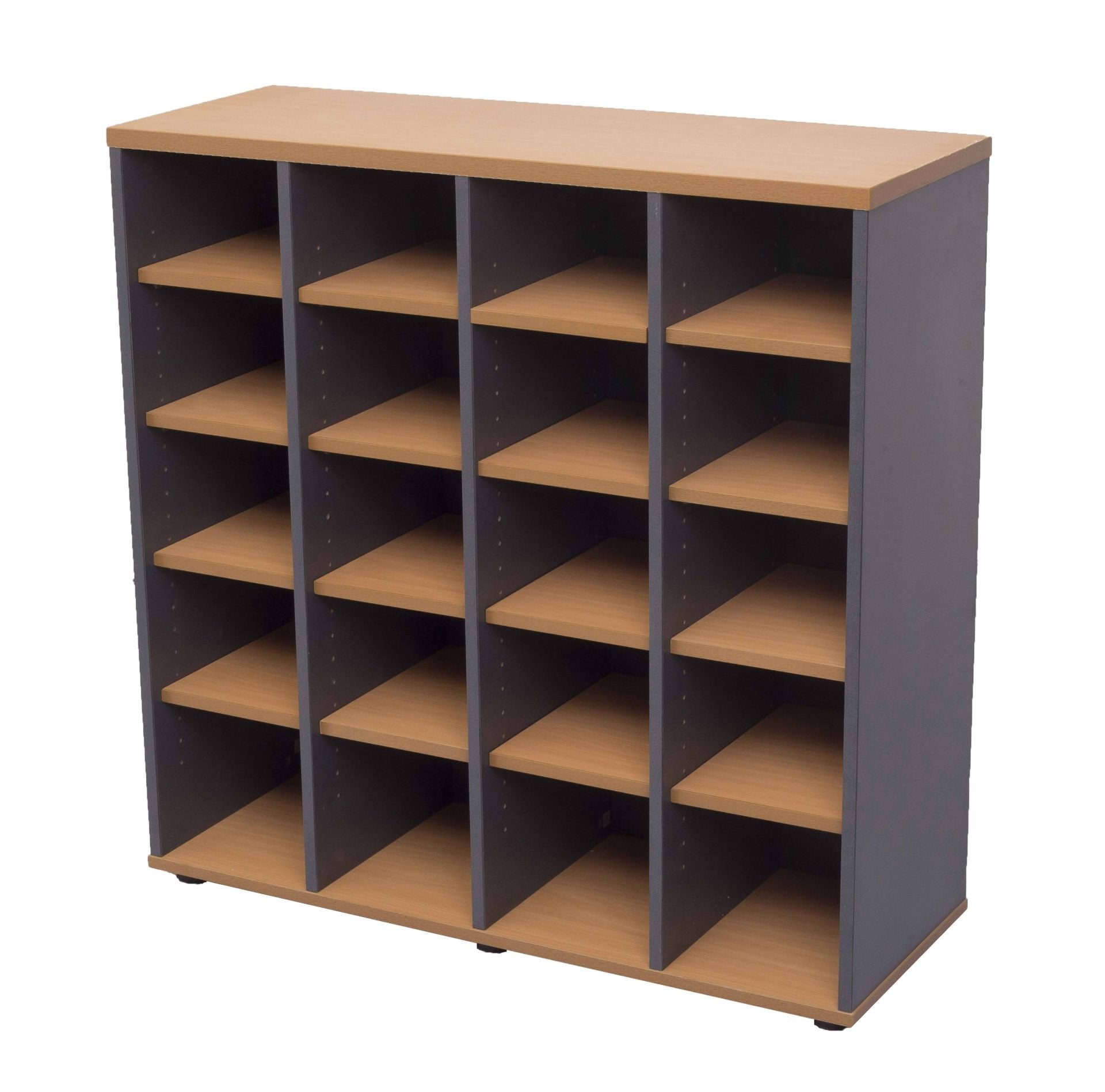 Rapid Worker Pigeon 20 Hole Storage Unit - Easy Office Furniture