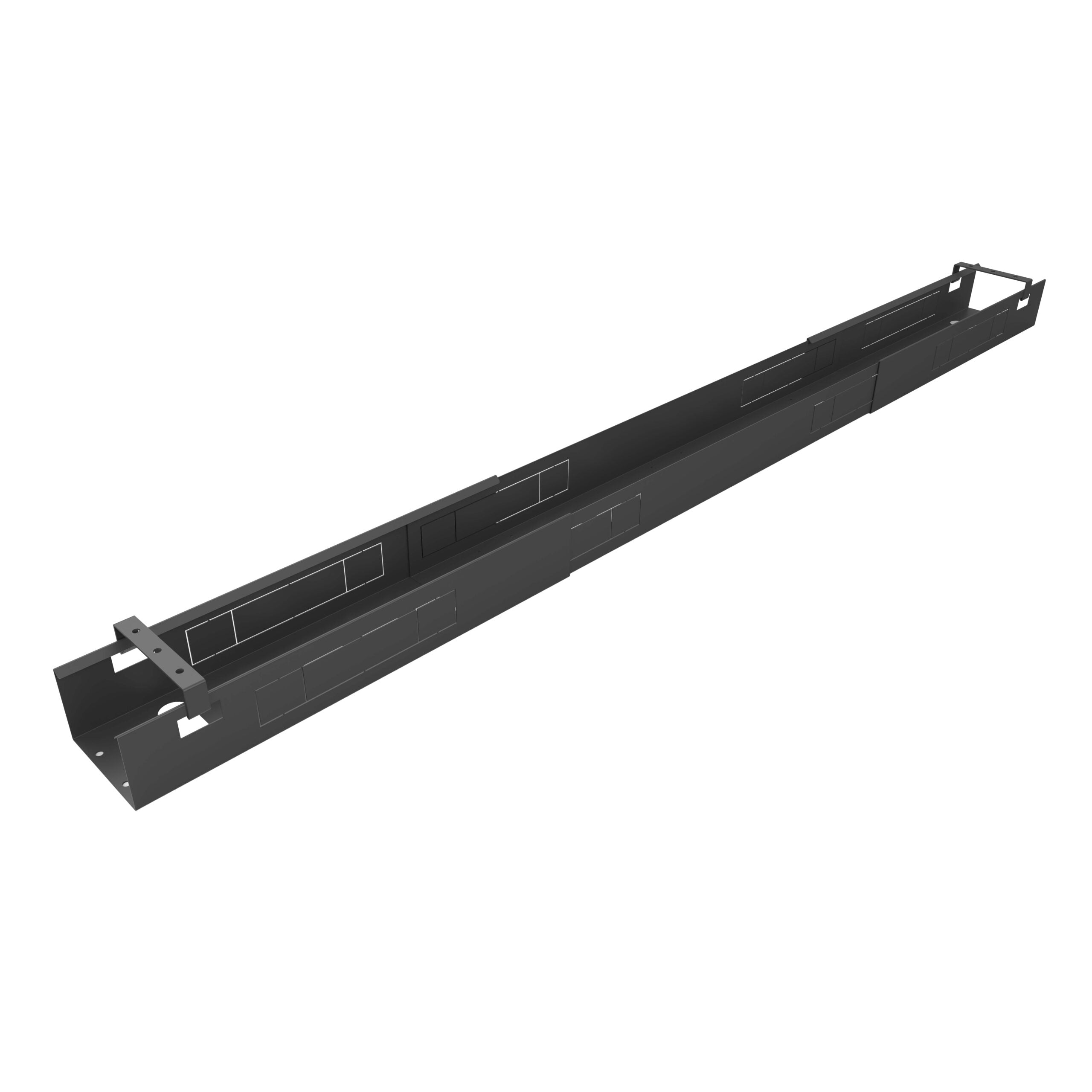 Telescopic Desk Mount Cable Tray
