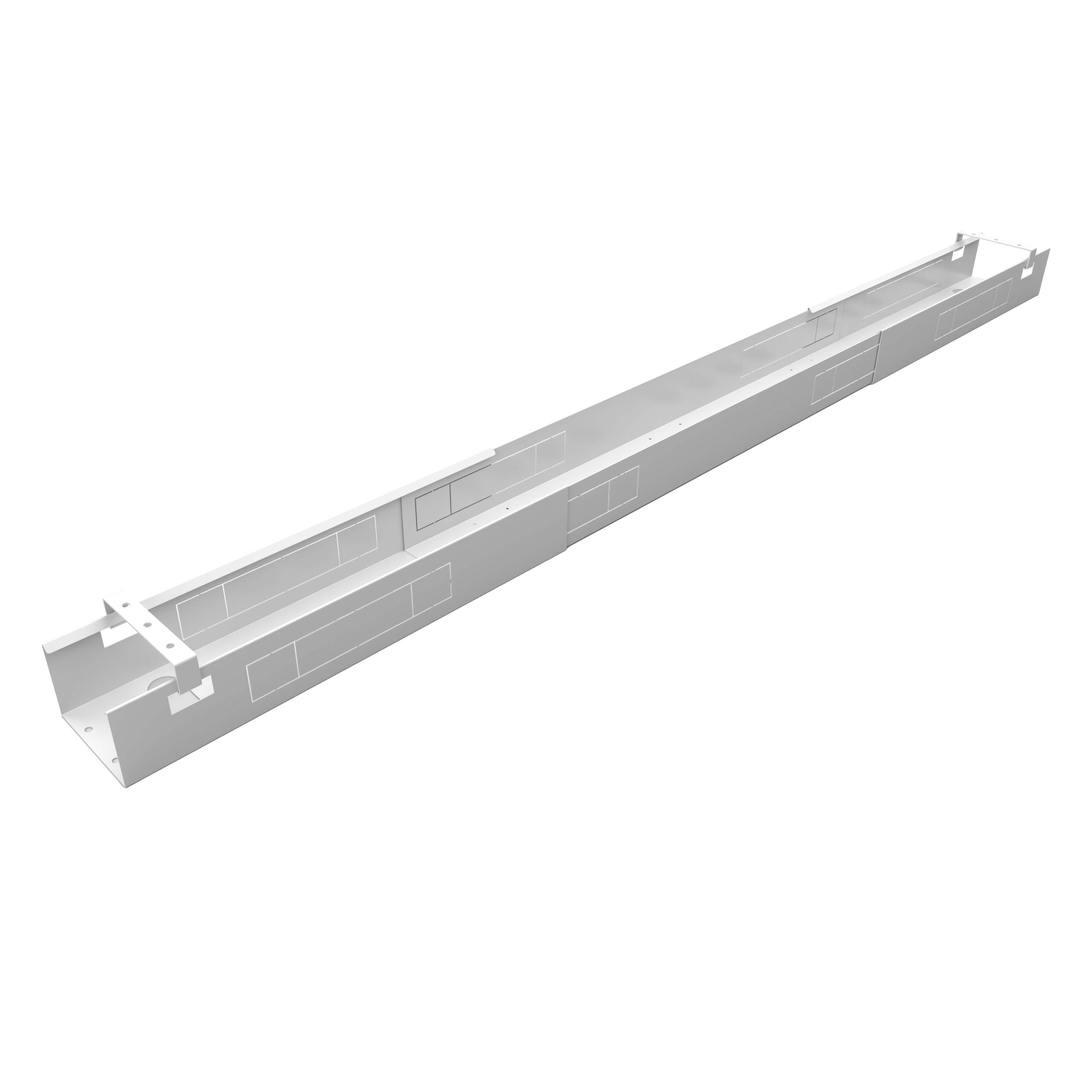 Telescopic Desk Mount Cable Tray
