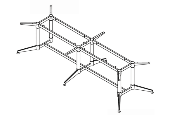 Typhoon Double Stage Meeting Table Frame - Easy Office Furniture